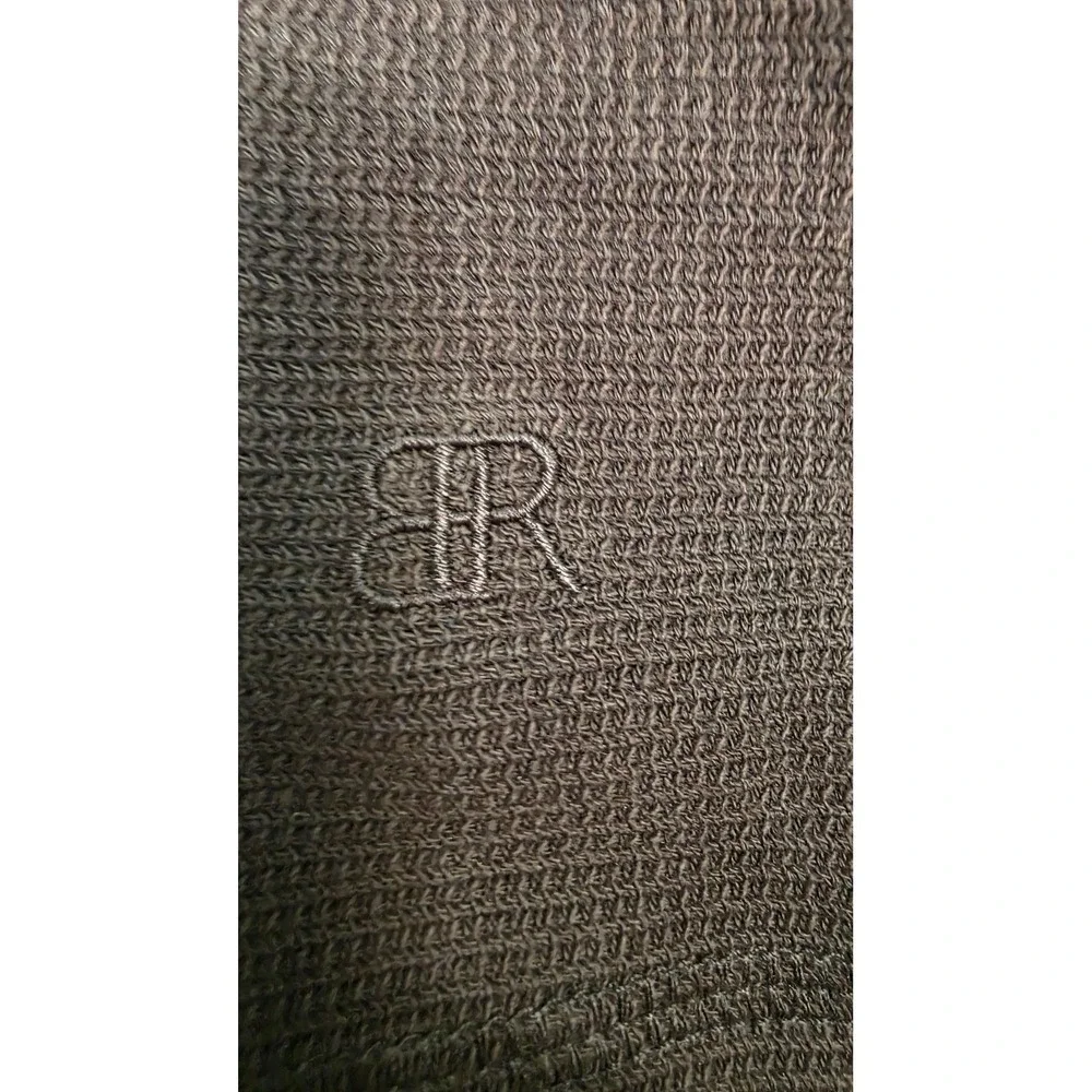 Banana Republic Men's Textured Double Knit Crew Neck Sweater Brown Large NWT